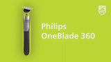 Philips Norelco Oneblade 360 Face + Body, Hybrid Electric Razor and Beard Trimmer For Men with 5-In-1 Face Stubble Comb and Body Hair Trimmer Kit, QP2834/70