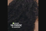 Garnier Nutrisse 0% Ammonia Glossy Curl Nourishing Permanent Hair Color Kit, CR4 Dark Brown, 1 Kit
